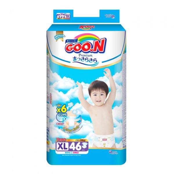 Bỉm - Tã dán Goon Premium size XL 46 miếng (cho bé 12-20kg)