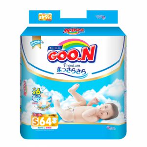 Bỉm - Tã dán Goon Premium size S 64 miếng (cho bé 4-8kg)