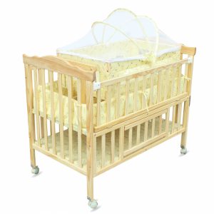 Giường cũi Oxford KidsPlaza 3in1 gỗ thông cao cấp